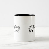 Audit Fuel High-Contrast ツートーンマグカップ (中央)