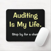 Auditing Is My Life - Auditorやる気を起こさせる引用文 マウスパッド (マウス)