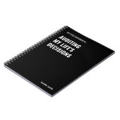 Auditing My Life's Decisions Auditor Notebook ノートブック (左側)