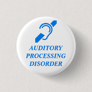 AUDITORY PROCESSING DISORDER 缶バッジ