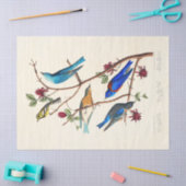 Audobon Bird ephemera tissue paper 薄葉紙 (クラフト)