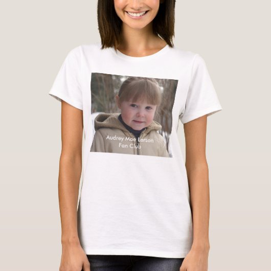 Audreyのファン・クラブのTシャツ(レディース) Tシャツ (正面)