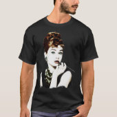 Audry Hepburn T-ShirtAudrey Hepburn - Breakfast At Tシャツ (正面)