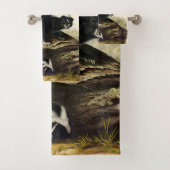 AudubonによるアメリカストライプののSkunkまたはSkunk バスタオルセット (インサイチュ)