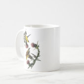 Audubonのアメリカ人のGoldfinch コーヒーマグカップ (正面左)