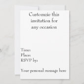 Audubonのアメリカ人のGoldfinch 招待状 (裏面)