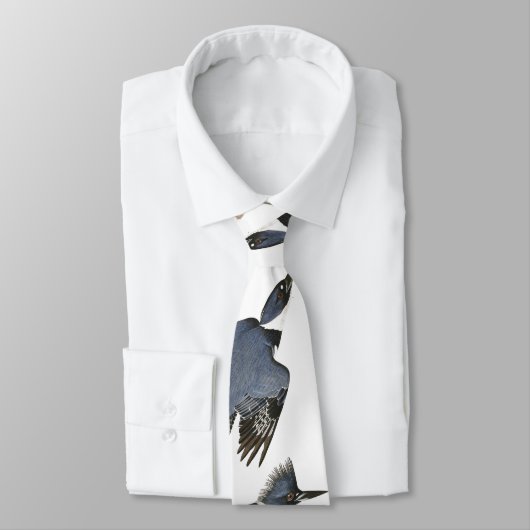 Audubonのカワセミの鳥の野性生物の動物のタイ ネクタイ (タイ)