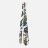 Audubonのカワセミの鳥の野性生物の動物のタイ ネクタイ (裏面)