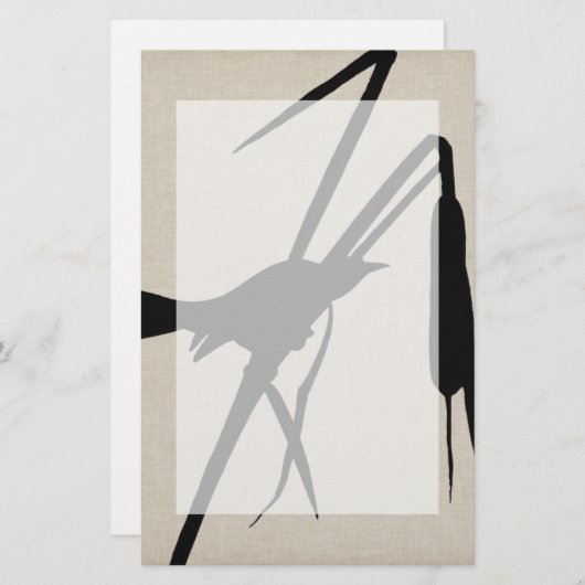 AudubonのシルエットII 便箋 (正面/裏面)