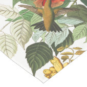 Audubonのハチドリの鳥の花のテーブルのランナー ロングテーブルランナー (コーナー)