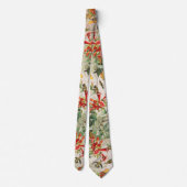 Audubonのハチドリの鳥の野性生物の花のタイ ネクタイ (裏面)