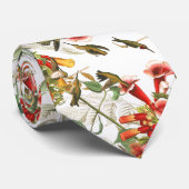 Audubonのハチドリの鳥の野性生物の花のタイ ネクタイ (ロール)
