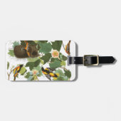 Audubonのプレート12ボルティモア・オリオールズ ラゲッジタグ (正面横)