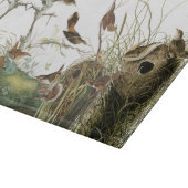 Audubonのミソサザイの鳥の巣の野性生物のまな板 カッティングボード (角)