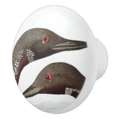 Audubonの水潜り鳥の鳥の野性生物動物のノブ セラミックノブ (右)