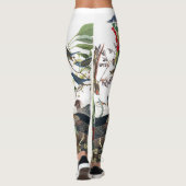 Audubonの青い鷲の水潜り鳥のブルーバードの鳥のレギンス レギンス (裏面)