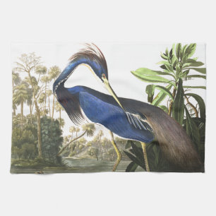 Audubonの青い鷲の鳥の野性生物の台所タオル キッチンタオル