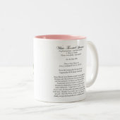 Audubonの鳥のマグ、白Throatedすずめ、15のoz. ツートーンマグカップ (正面右)