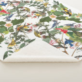 Audubonの鳴き鳥の鳥の野性生物のSherpa毛布 シェルパブランケット (3/4)