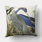 Audubonの鷲の鳥のコラージュの野性生物の装飾用クッション クッション (裏面)