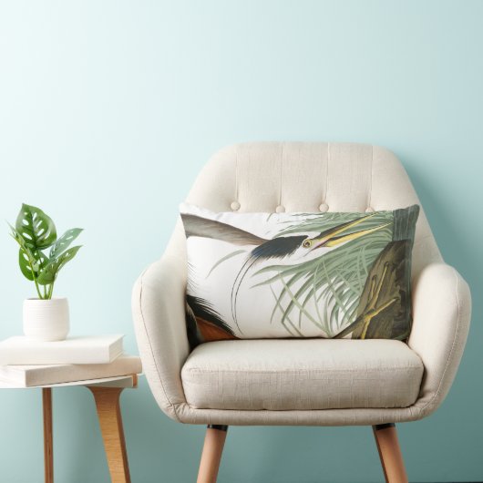 Audubonの鷲の鳥の野性生物のLumbarの枕 ランバークッション (椅子)