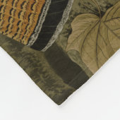 AudubonのRuffedライチョウのトリオの絵画 フリースブランケット (角)