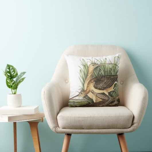 Audubon著ずっと勘定書を出されたCurlew クッション (椅子)