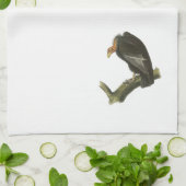 Audubon著カリフォルニアコンドル キッチンタオル (折り畳み)