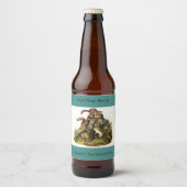 Audubon著チッピングリス( Eastern Chipmunk ) ビールラベル (正面)