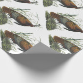 Audubon著野生のトルコ ラッピングペーパー (角)