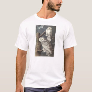 Audubon著Snowyのフクロウ Tシャツ