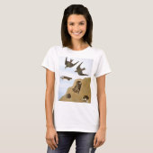 Audubon: つばめ tシャツ (正面フル)