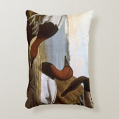 Audubon: オオホシハジロ アクセントクッション (正面(垂直))