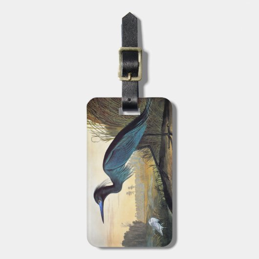 Audubon: ヒメアカクロサギ ラゲッジタグ (正面縦)