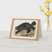 Audubon -ミシガン州人 カード (黄色い花)