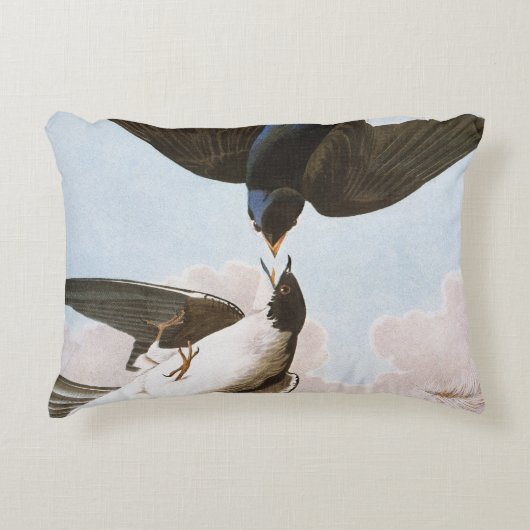 Audubon: ミドリツバメ アクセントクッション (正面)
