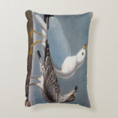 Audubon: リング勘定書を出されたカモメ アクセントクッション (裏面(縦))
