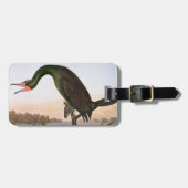 Audubon: 倍によって頂点に達される鵜 ラゲッジタグ (正面横)