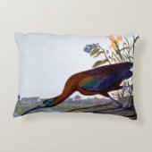 Audubon: 光沢のあるトキ亜科 アクセントクッション (裏面)