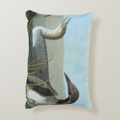 Audubon: 北極水潜り鳥 アクセントクッション (裏面(縦))