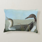 Audubon: 北極水潜り鳥 アクセントクッション (裏面)