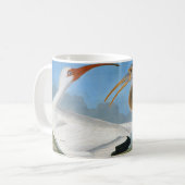 Audubon: 白いトキ亜科 コーヒーマグカップ (正面左)