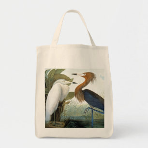 Audubon: 赤味がかった白鷺か紫色の鷲 トートバッグ