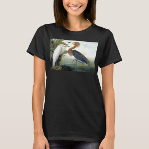 Audubon: 赤味がかった白鷺か紫色の鷲 tシャツ