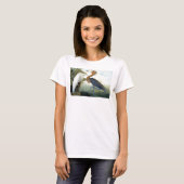 Audubon: 赤味がかった白鷺か紫色の鷲 tシャツ (正面フル)