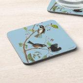 Audubon: 《鳥》アメリカゴガラ コースター (左側)