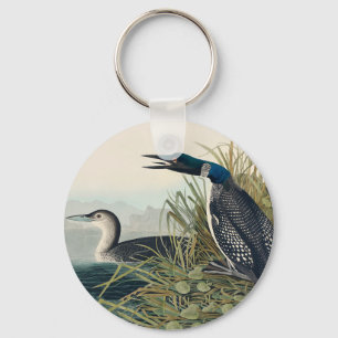 Audubon Bird Loon Diver Classic キーホルダー