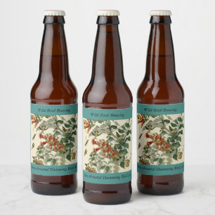 Audubon Birds Americaルビーを使ったハミング鳥 ビールラベル