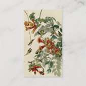Audubon Birds Americaルビーを使ったハミング鳥 名刺 (裏面)