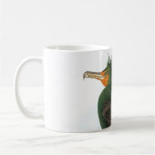Audubon Coffee Mugによる二重の冠をかぶった鵜 コーヒーマグカップ (左)
